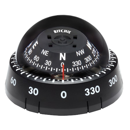 Ritchie Xp-99 Kayaker Compass Surface Mount - Black XP-99